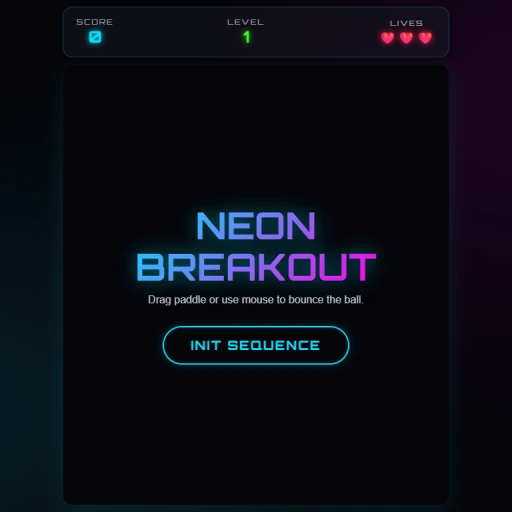 Neon Breakout Unblocked